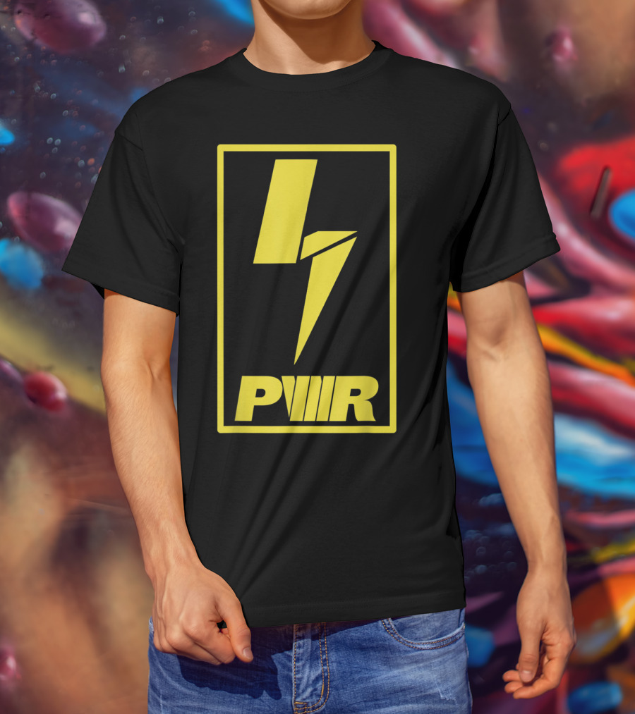 PWR Hazard Bolt Lightning T-Shirt