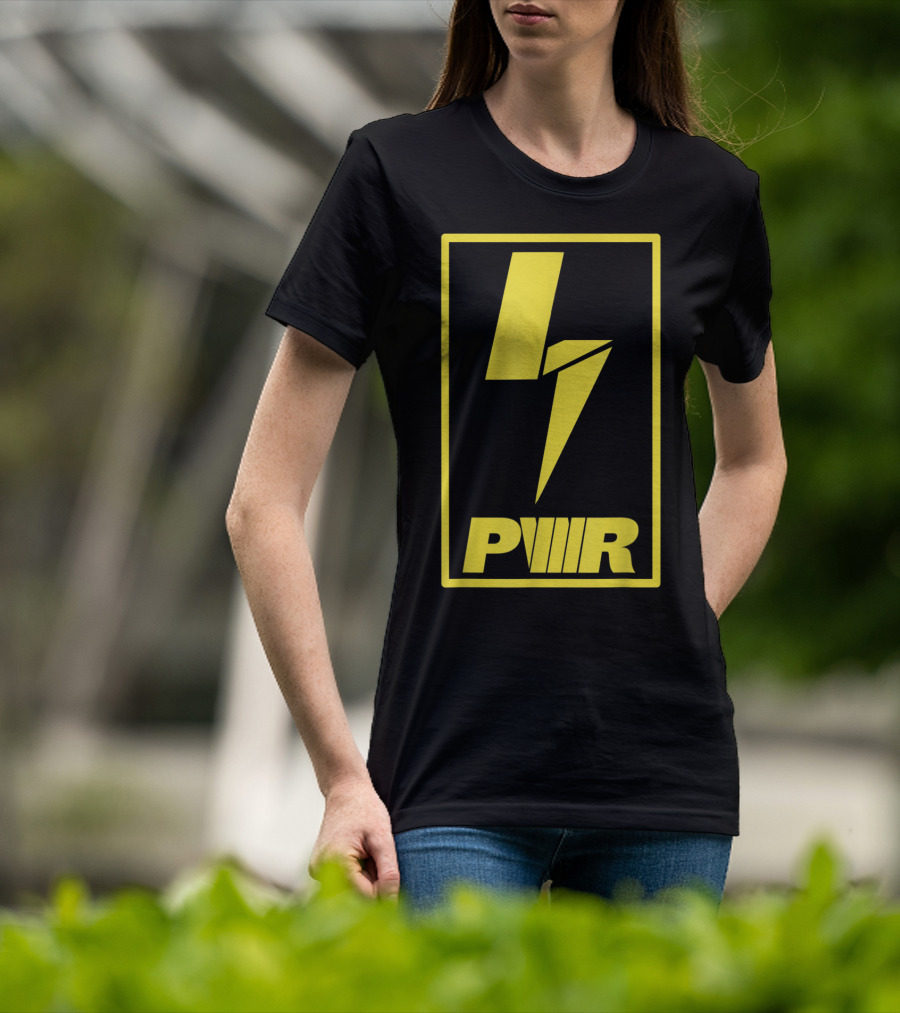 PWR Hazard Bolt Lightning T-Shirt