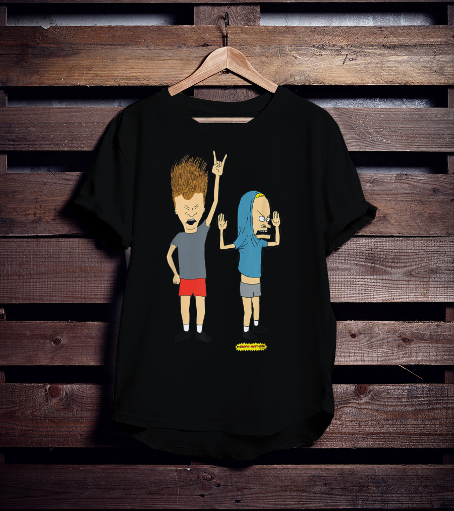 Beavis And Butthead Rock Out Cornholio Classic Iconic Pose T-Shirt