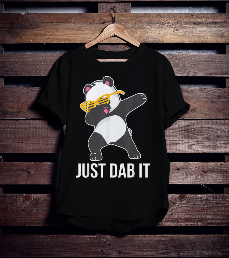 Just Dab It Panda With Sunglasses Dabbing T-Shirt