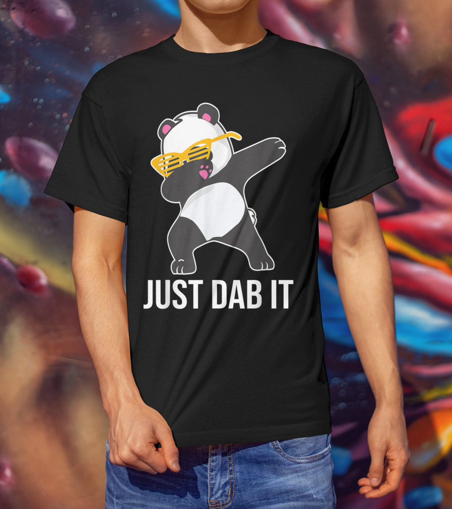 Just Dab It Panda With Sunglasses Dabbing T-Shirt