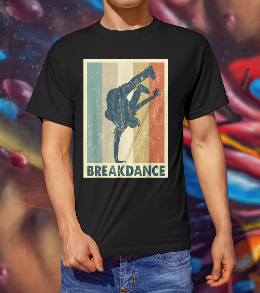 Breakdance Handstand Boys B Boying Vintage T-Shirt