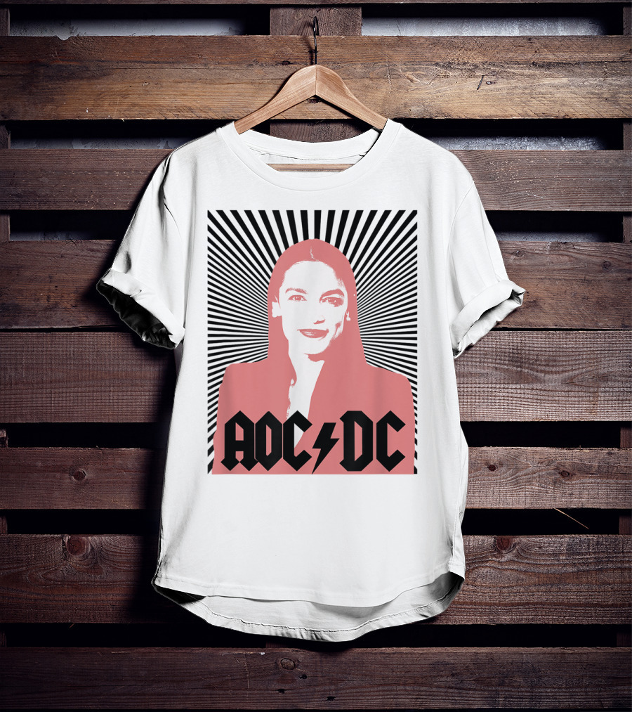 AOC DC Alexandria Ocasio Cortez Latina Congress Bold Iconic T-Shirt