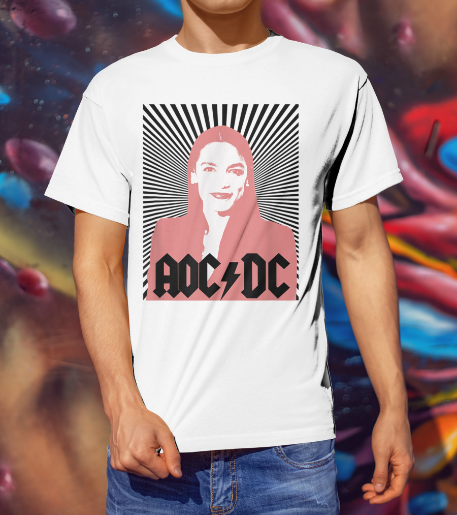 AOC DC Alexandria Ocasio Cortez Latina Congress Bold Iconic T-Shirt