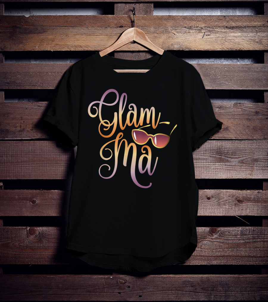 Glamma Fashion Grandma Sunglasses Glam Ma T-Shirt