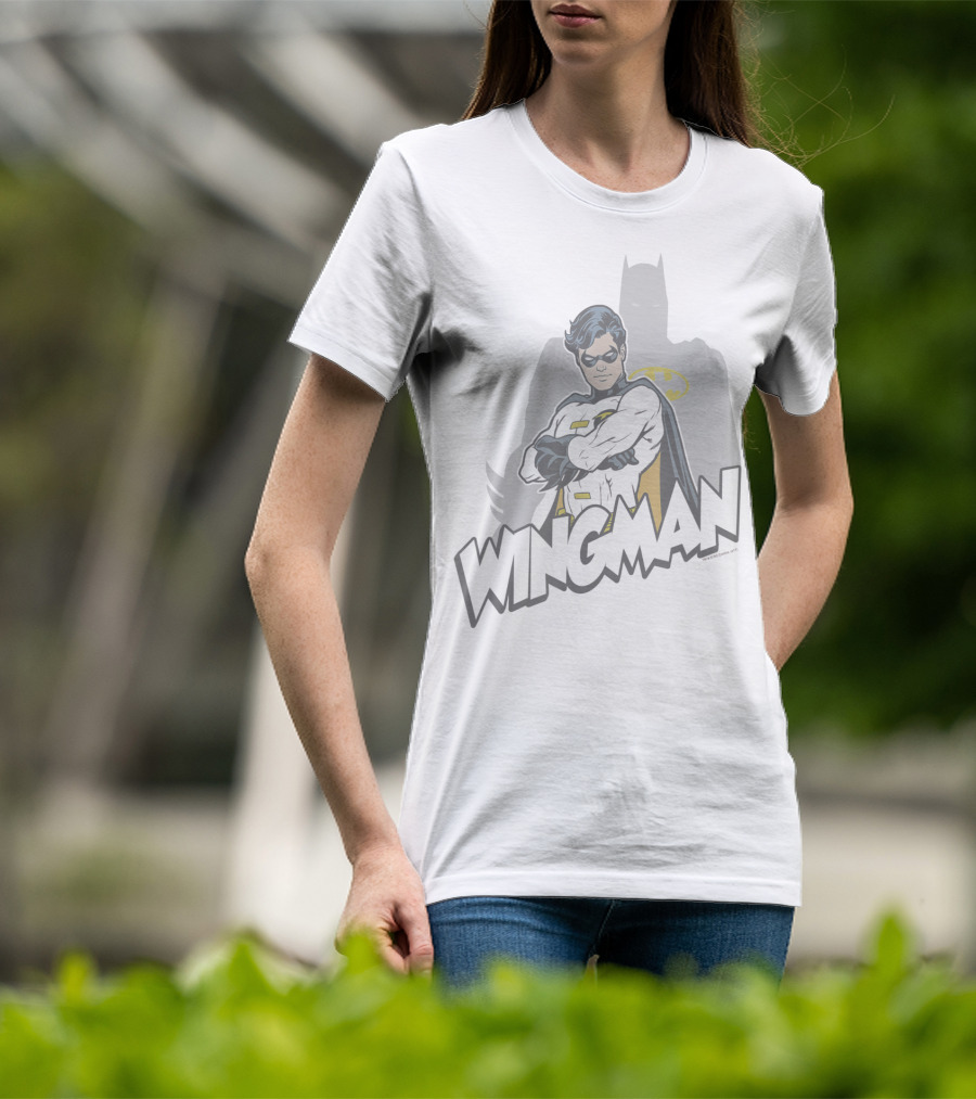 Batman Robin Wingman Duo Shadows T-Shirt