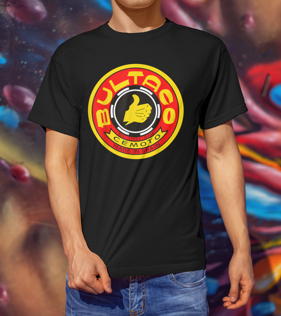 Bultaco Cemoto Made In Spain Reg Trade Mark T-Shirt