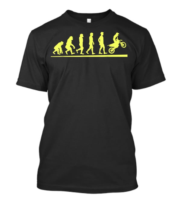 Dirt Bike Motocross Evolution Of Motorcycle Rider Progression T-Shirt