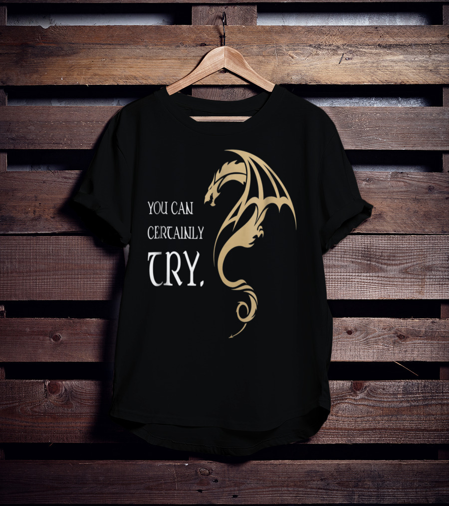 You Can Certainly Try Dragon Fire In The Dungeons T-Shirt