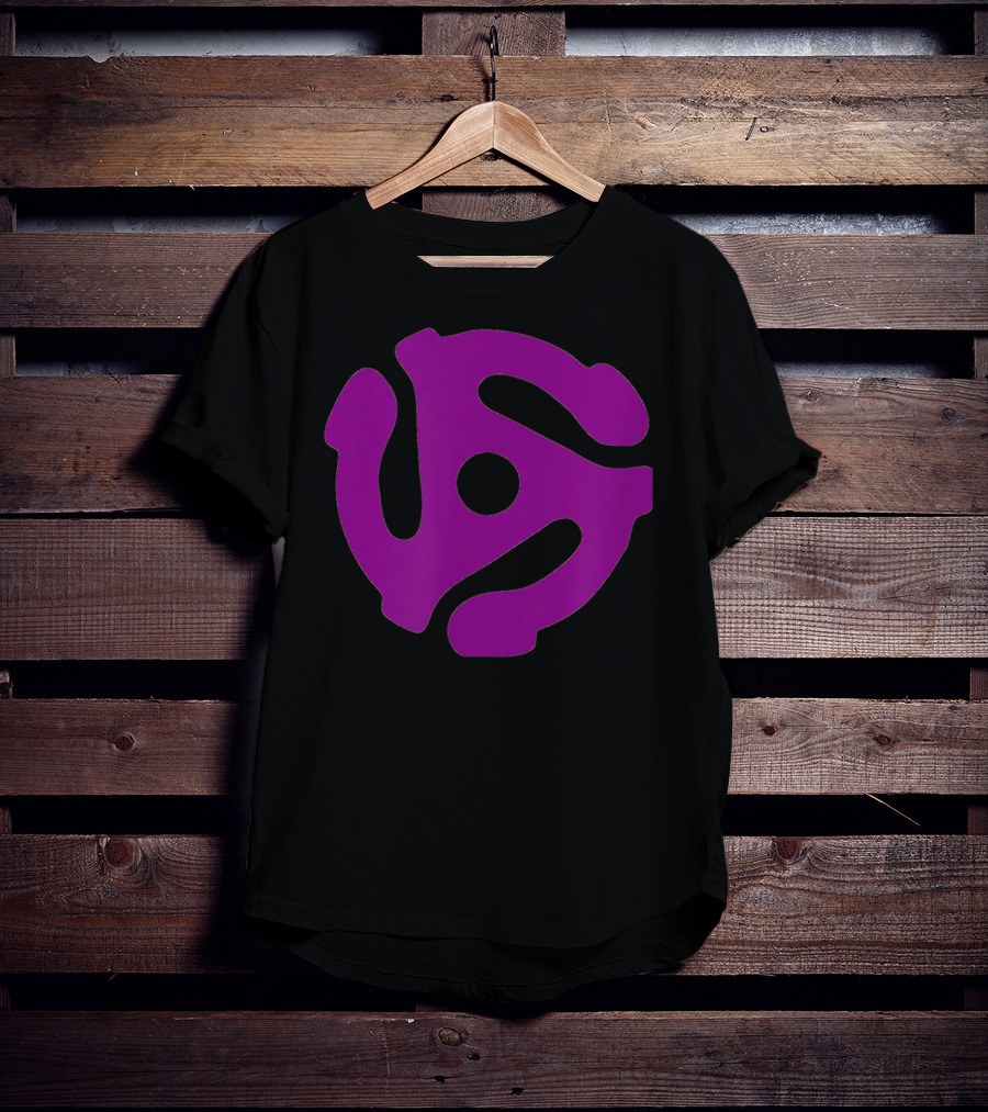 Dj 45 Rpm Adapter Turntable Vinyl Record T-Shirt