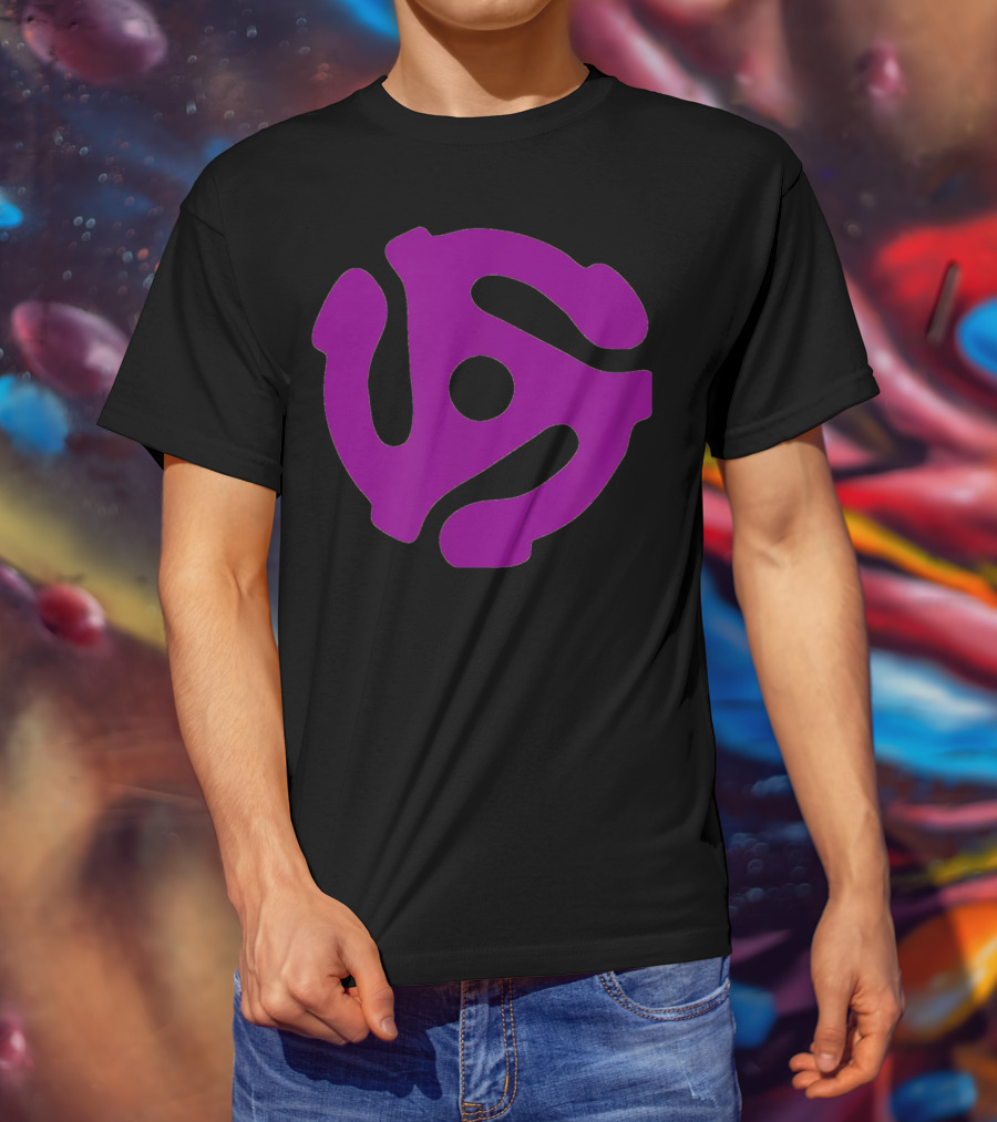 Dj 45 Rpm Adapter Turntable Vinyl Record T-Shirt