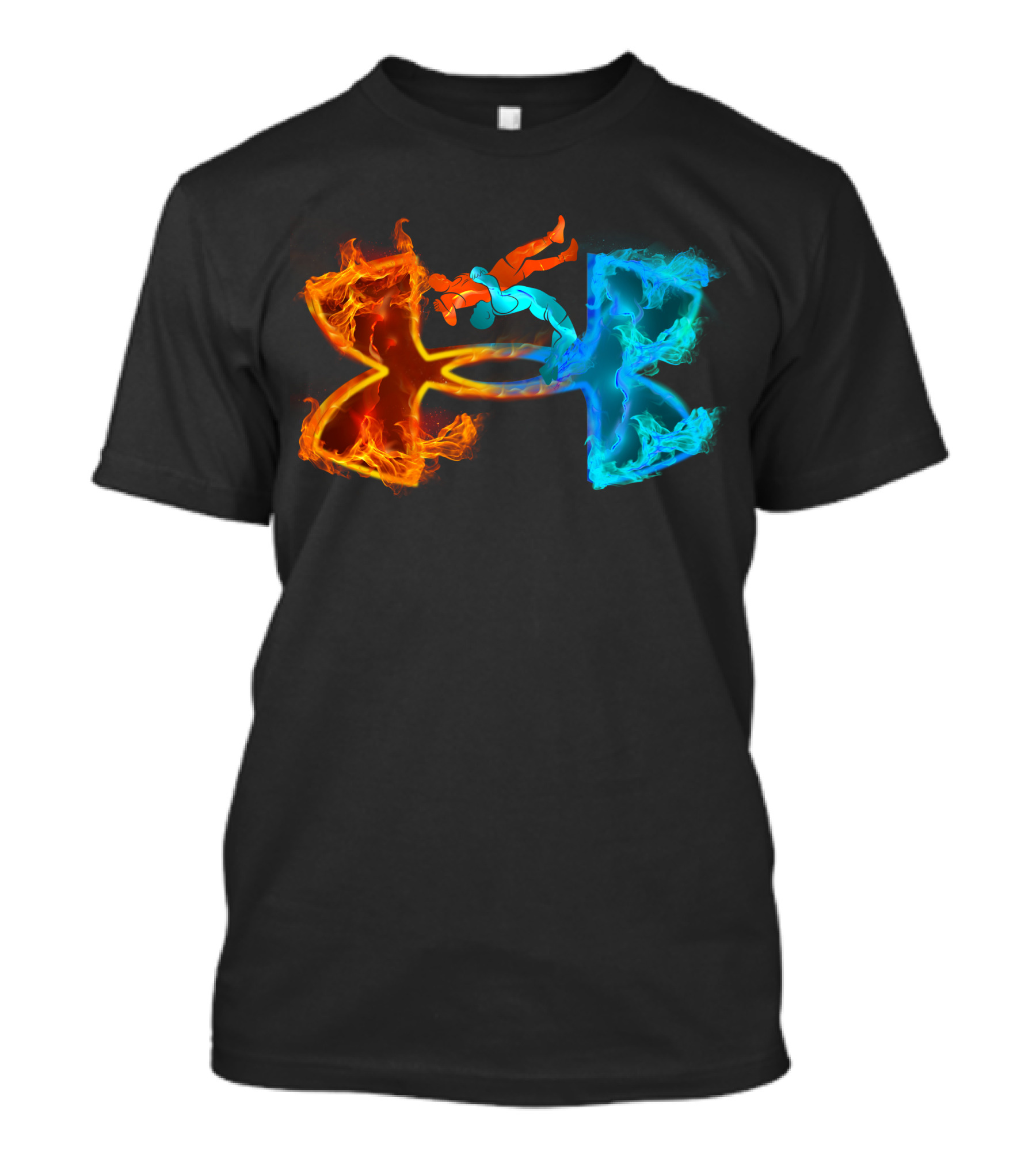 Under Armour Fire And Ice Wrestling Wr151101 T-Shirt