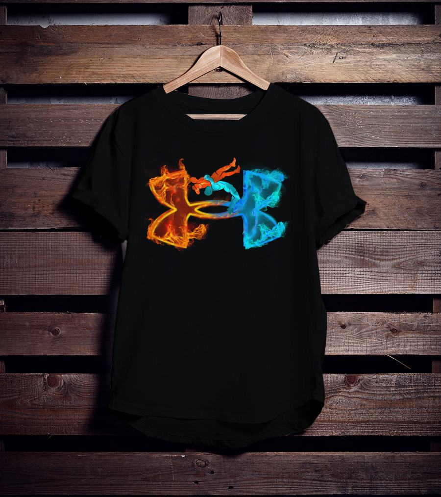 Under Armour Fire And Ice Wrestling Wr151101 T-Shirt