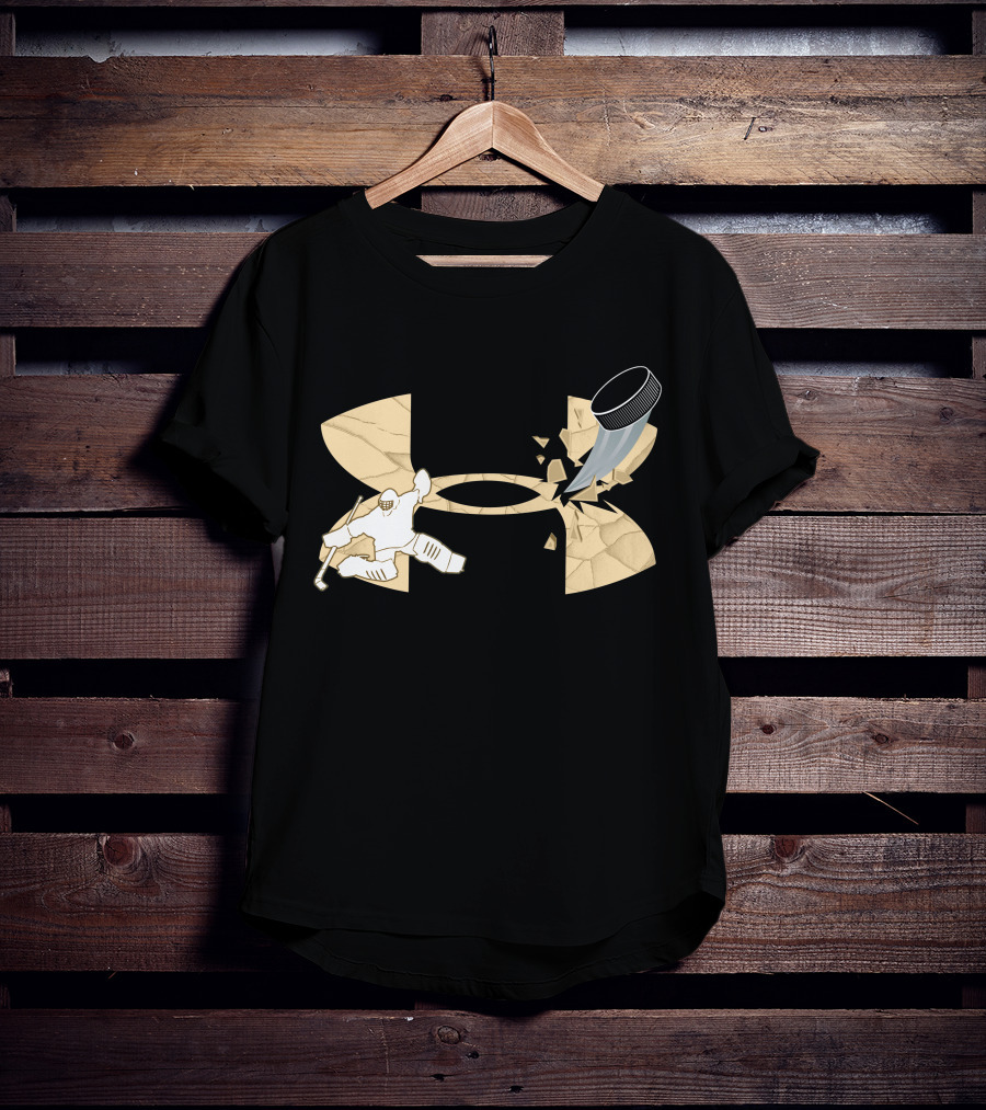 Under Armour Hockey Goalie And Puck T-Shirt