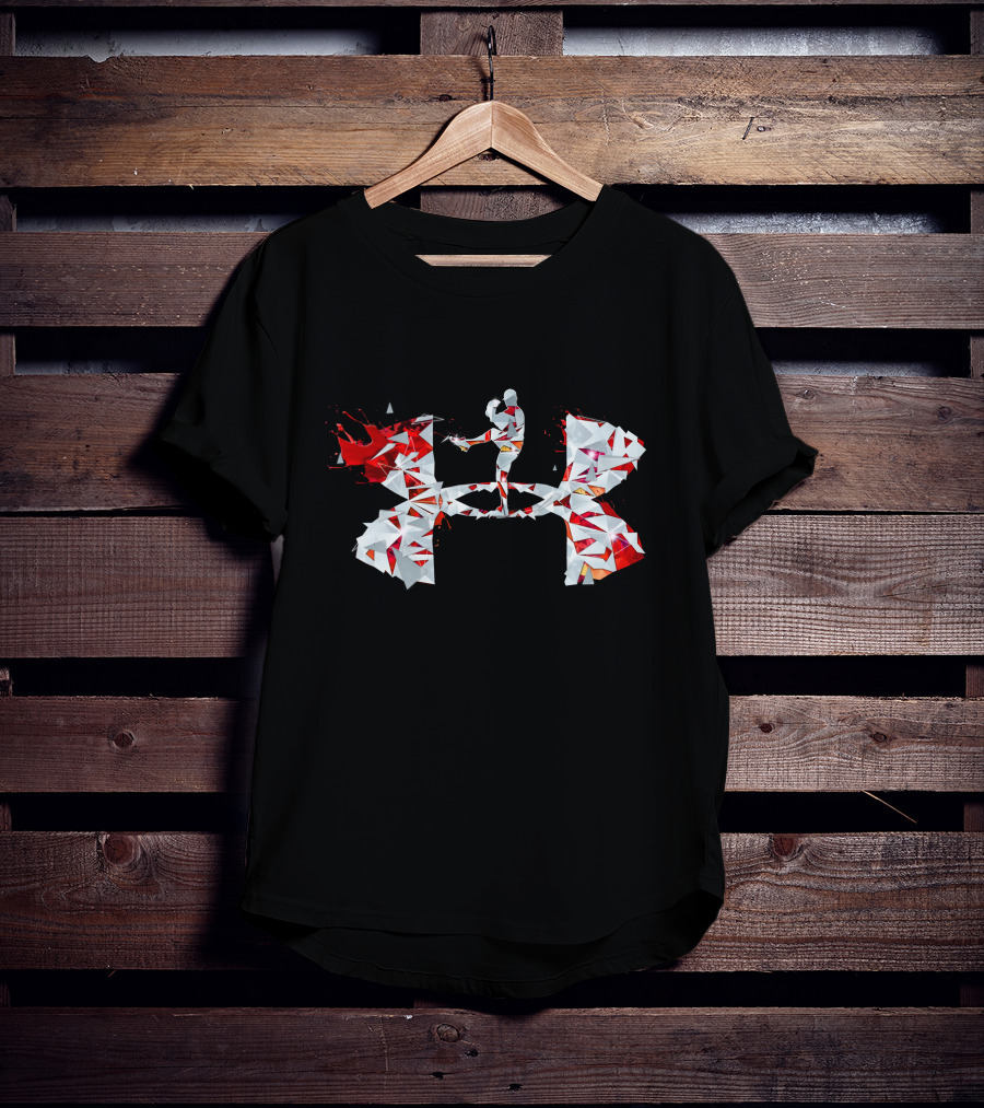 Under Armour Geometric Mma Fighter Kick T-Shirt