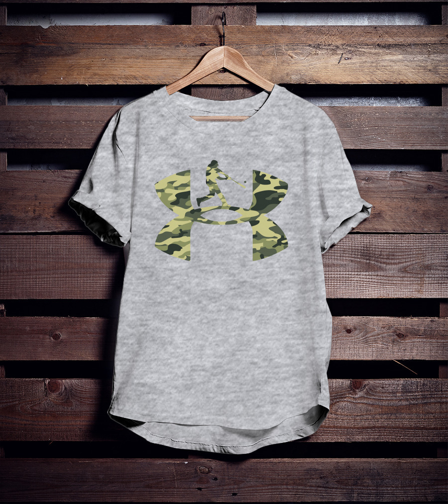 Under Armour Camo Baseball T-Shirt
