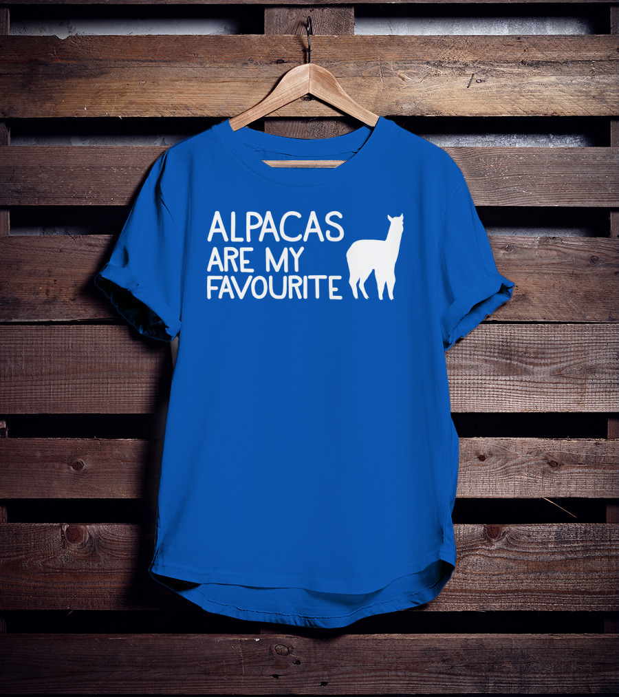 Alpacas Are My Favourite T-Shirt