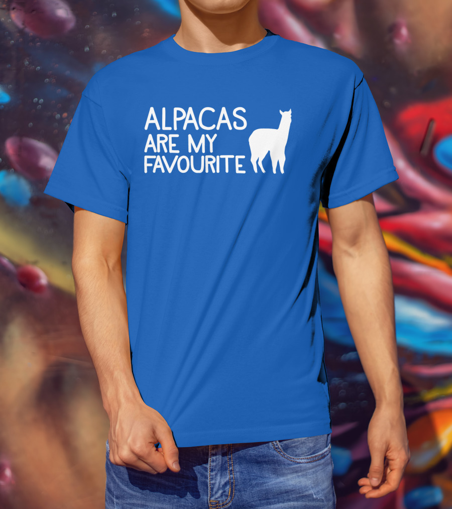 Alpacas Are My Favourite T-Shirt