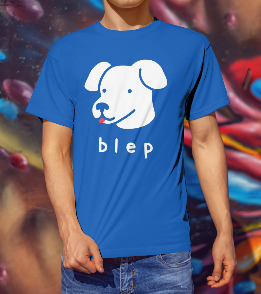Blep Dog With Tongue Out T-Shirt