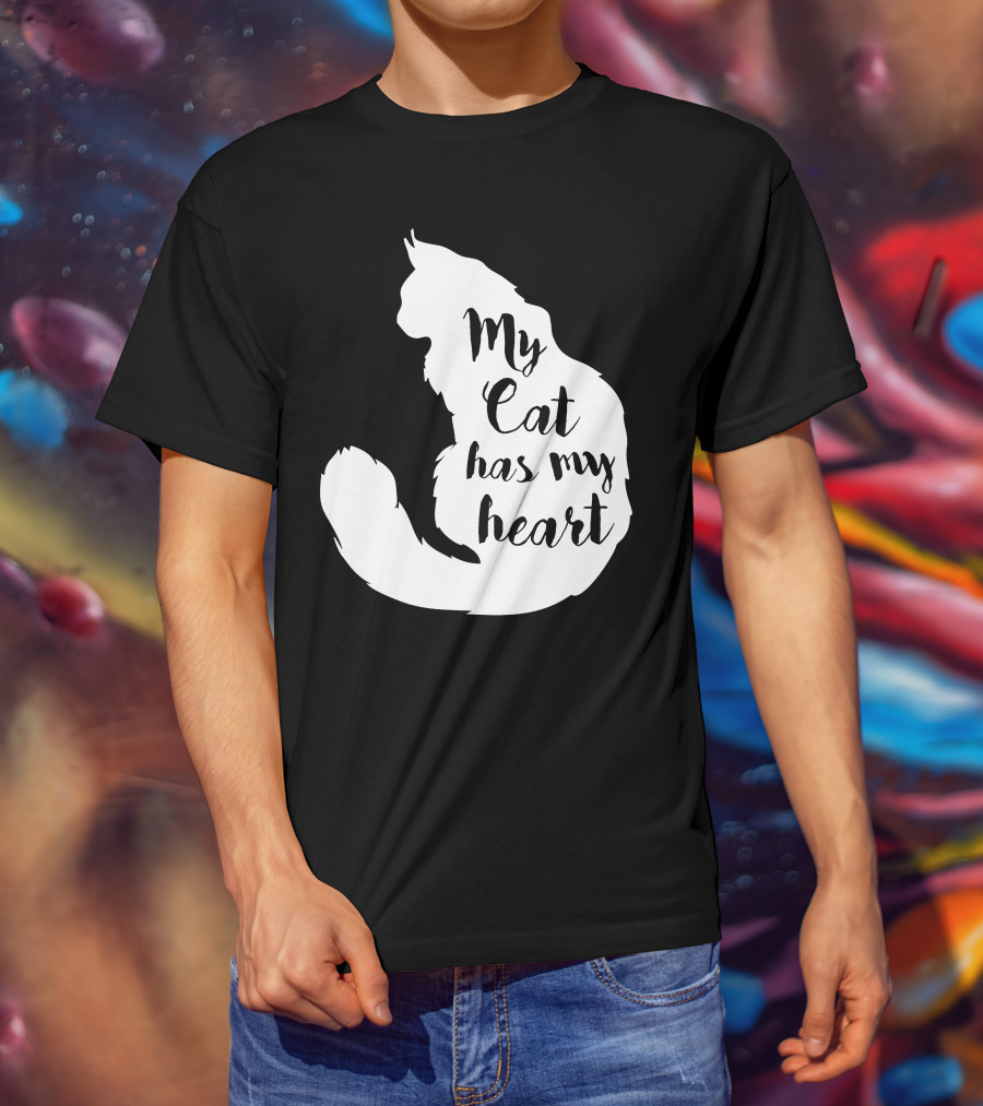 My Cat Has My Heart Cat T-Shirt