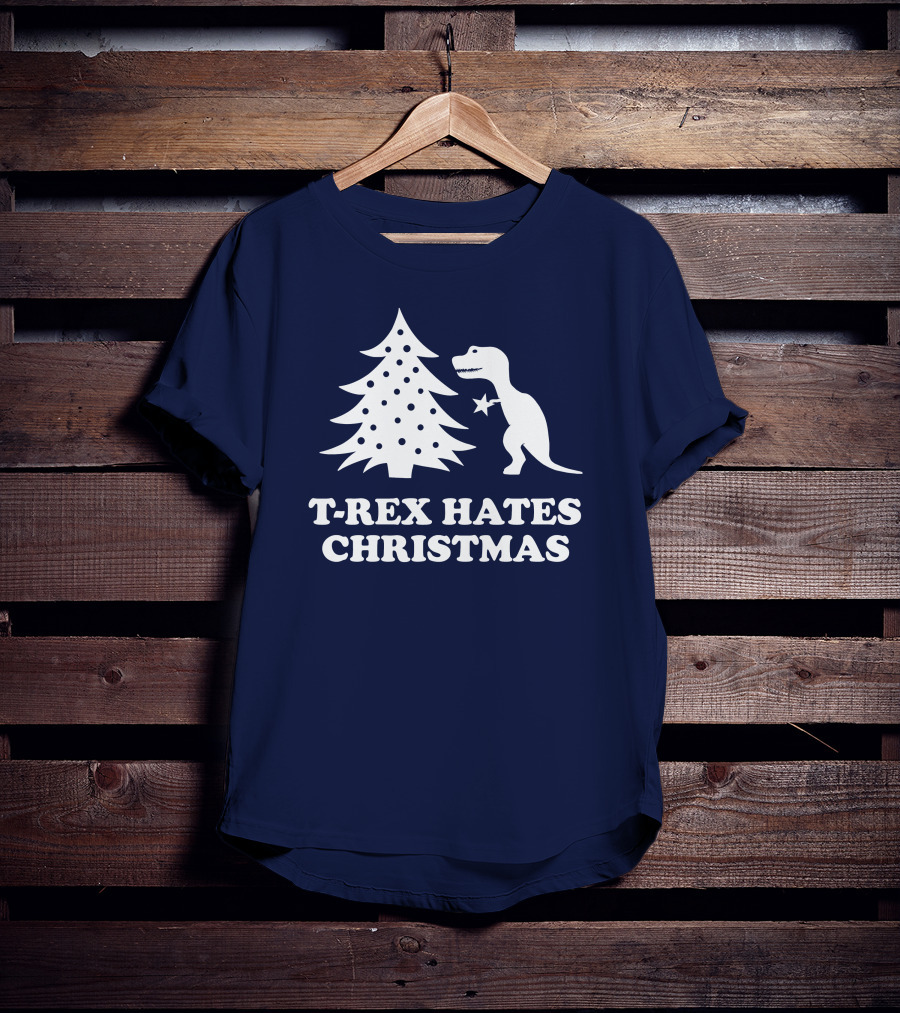T-Rex Hates Christmas T-Shirt