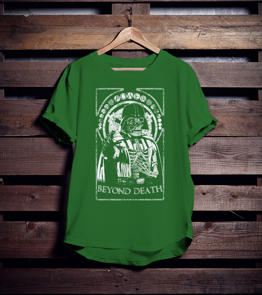Power Beyond Death Darth Vader Skeleton Vintage T-Shirt