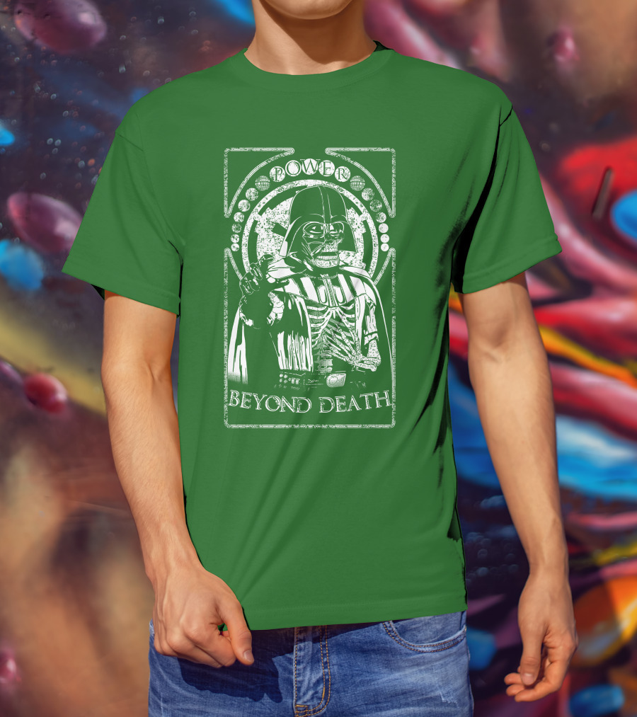 Power Beyond Death Darth Vader Skeleton Vintage T-Shirt