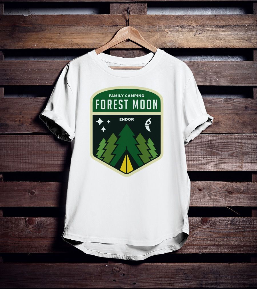 Family Camping Forest Moon Endor T-Shirt
