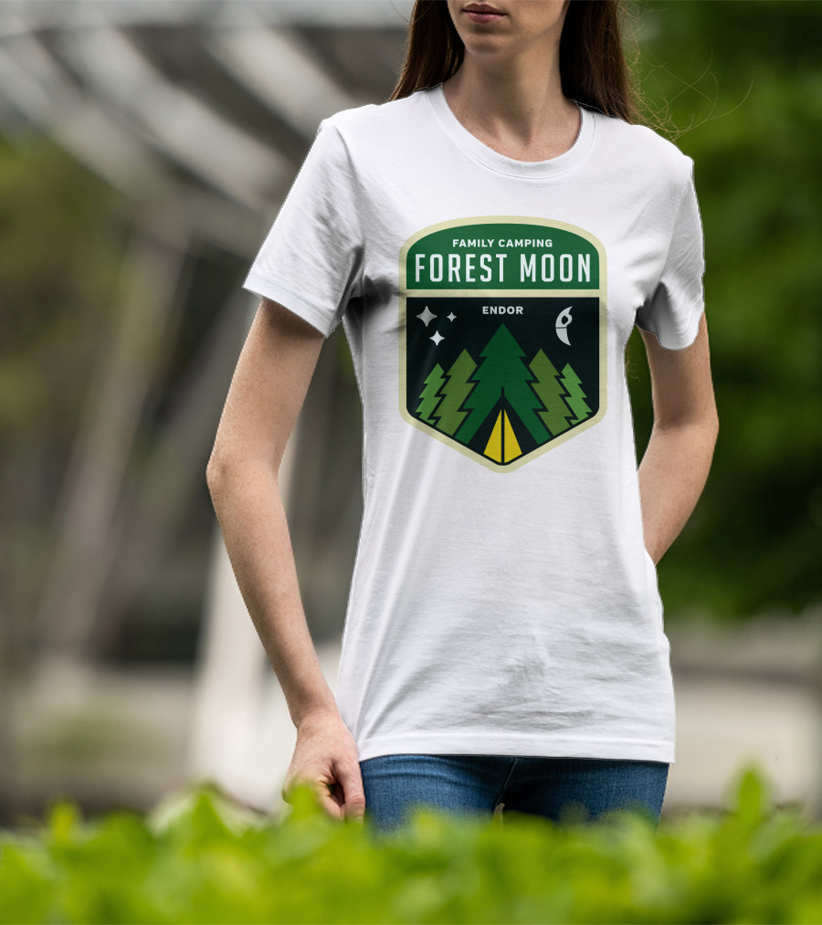 Family Camping Forest Moon Endor T-Shirt
