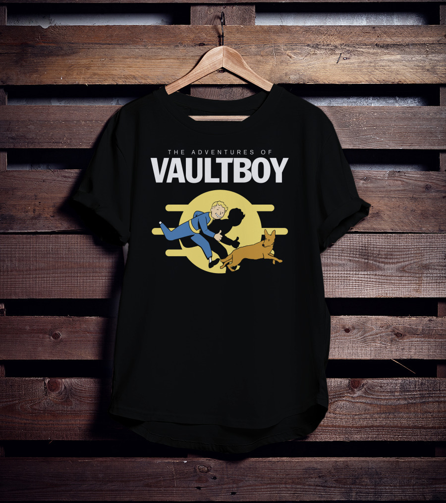 The Adventures Of Vault Boy And His Dog T-Shirt