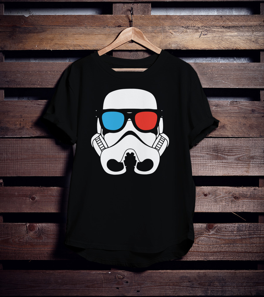 Cool Trooper 3D Glasses Stormtrooper T-Shirt