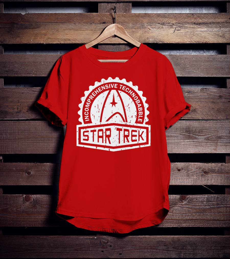 Incomprehensive Technobabble Crest Series Star Trek T-Shirt