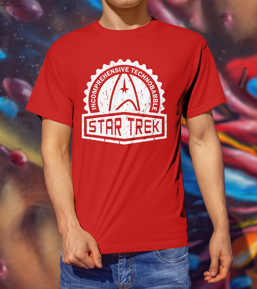 Incomprehensive Technobabble Crest Series Star Trek T-Shirt