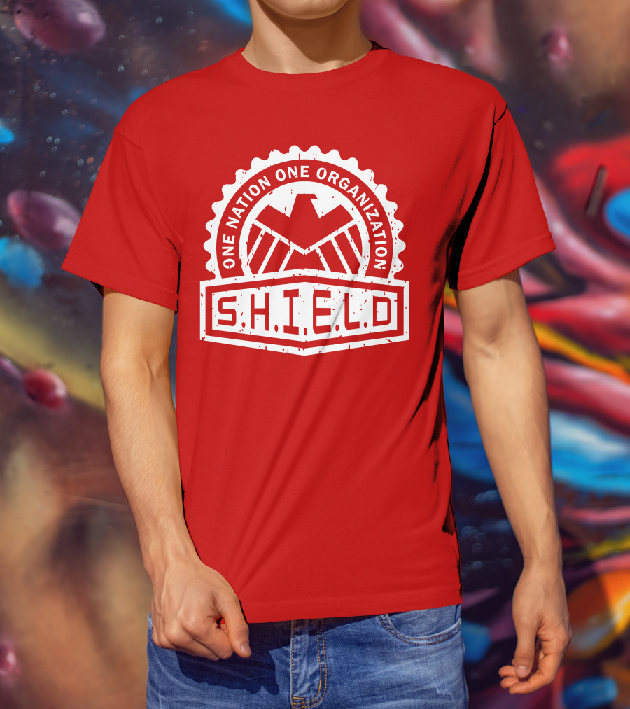 One Nation One Organization S.H.I.E.L.D. Crest Series T-Shirt