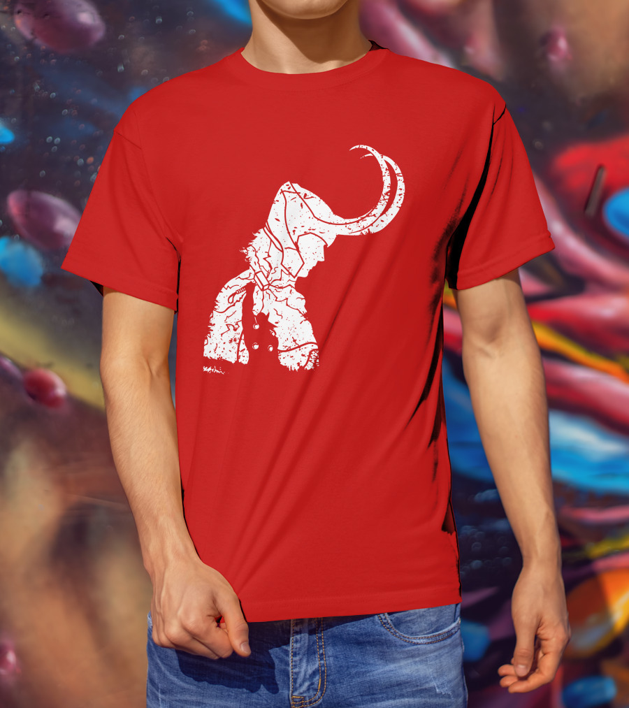 Dark Lord Norse God Trickster Horned T-Shirt