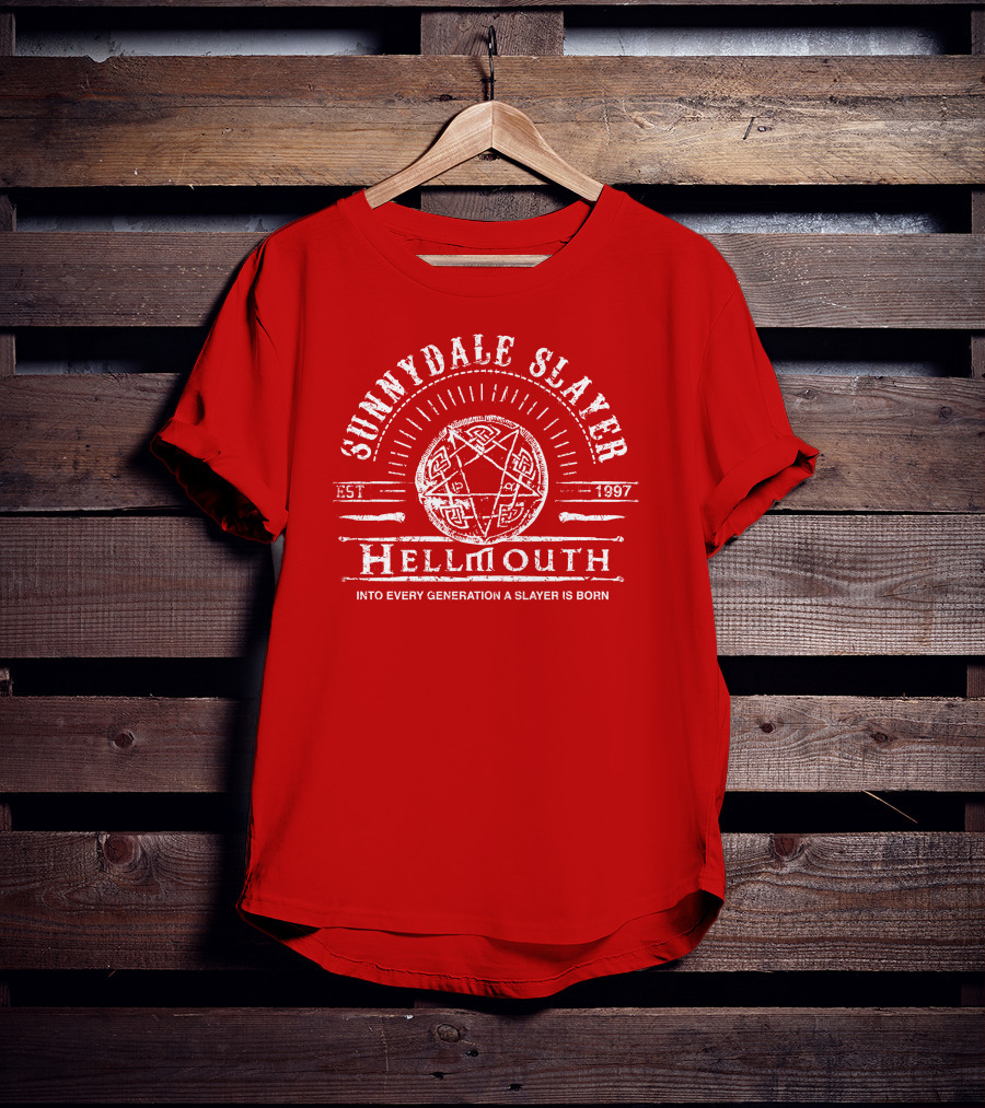 Sunnydale Slayer Hellmouth EST 1997 Into Every Generation A Slayer Is Born T-Shirt