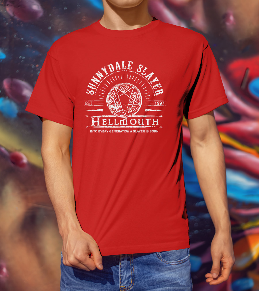Sunnydale Slayer Hellmouth EST 1997 Into Every Generation A Slayer Is Born T-Shirt