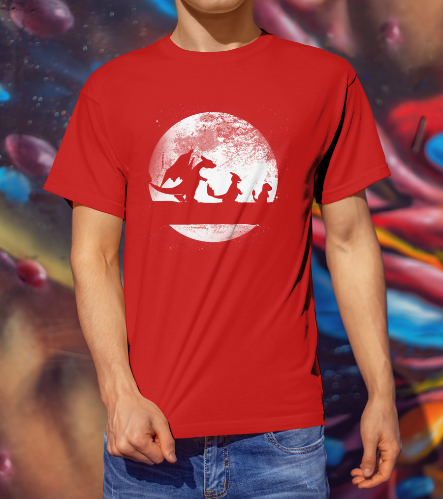 Evolve Pokémon Evolution Moon T-Shirt