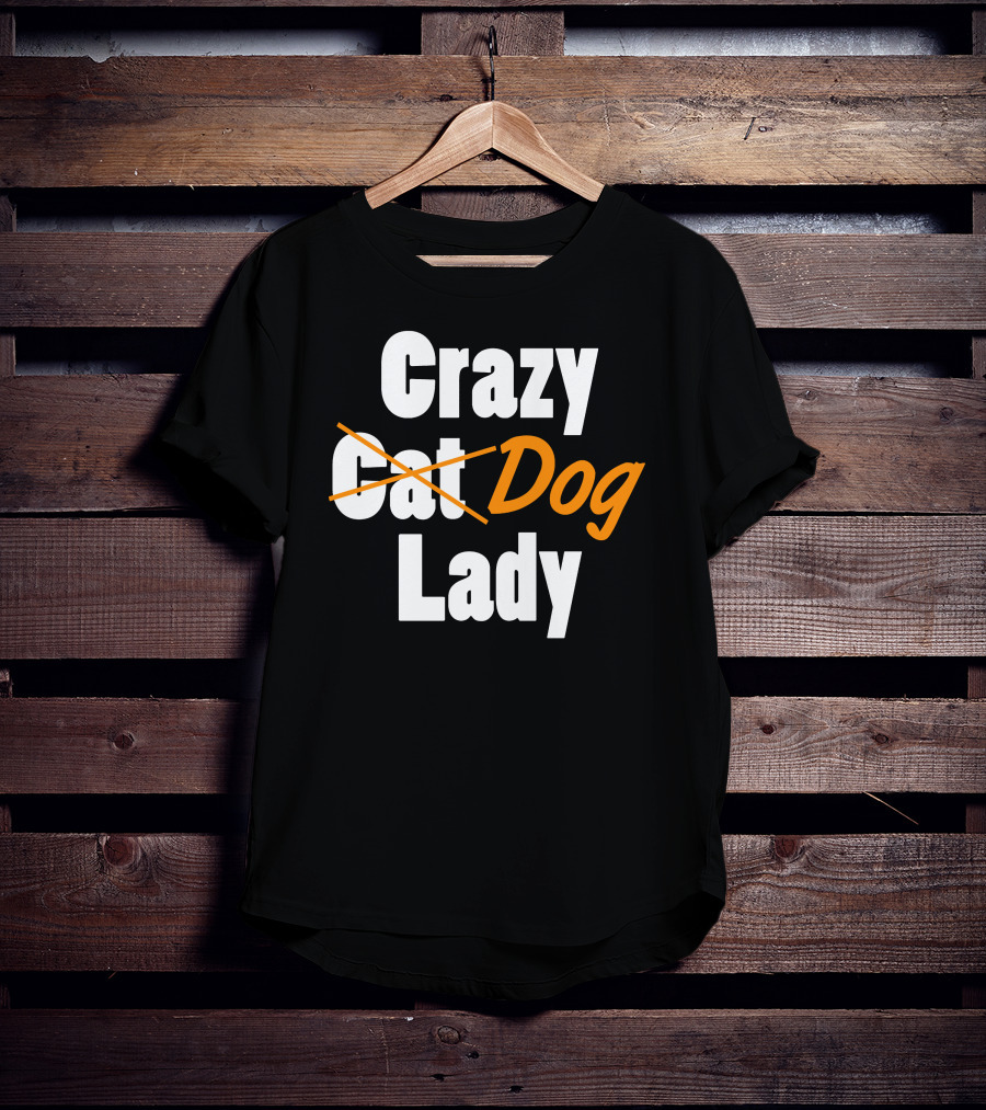 Crazy Cat Dog Lady T-Shirt