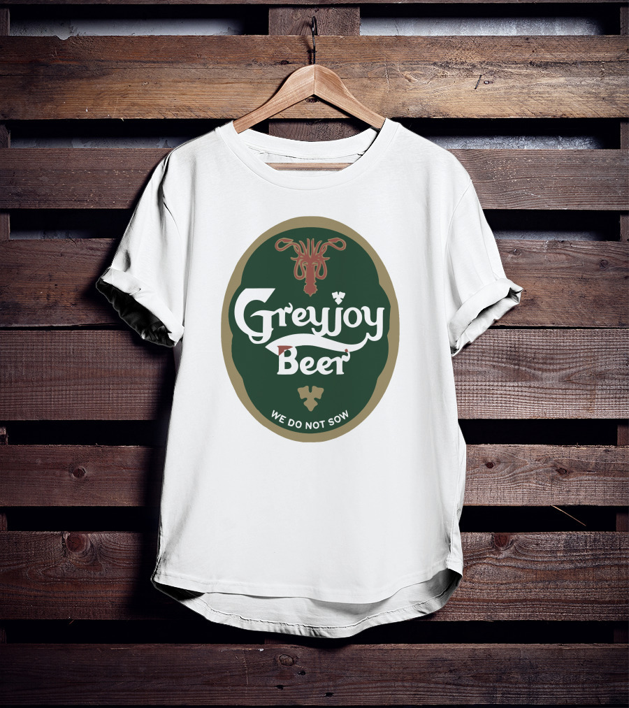 Greyjoy Beer We Do Not Sow Kraken Emblem T-Shirt