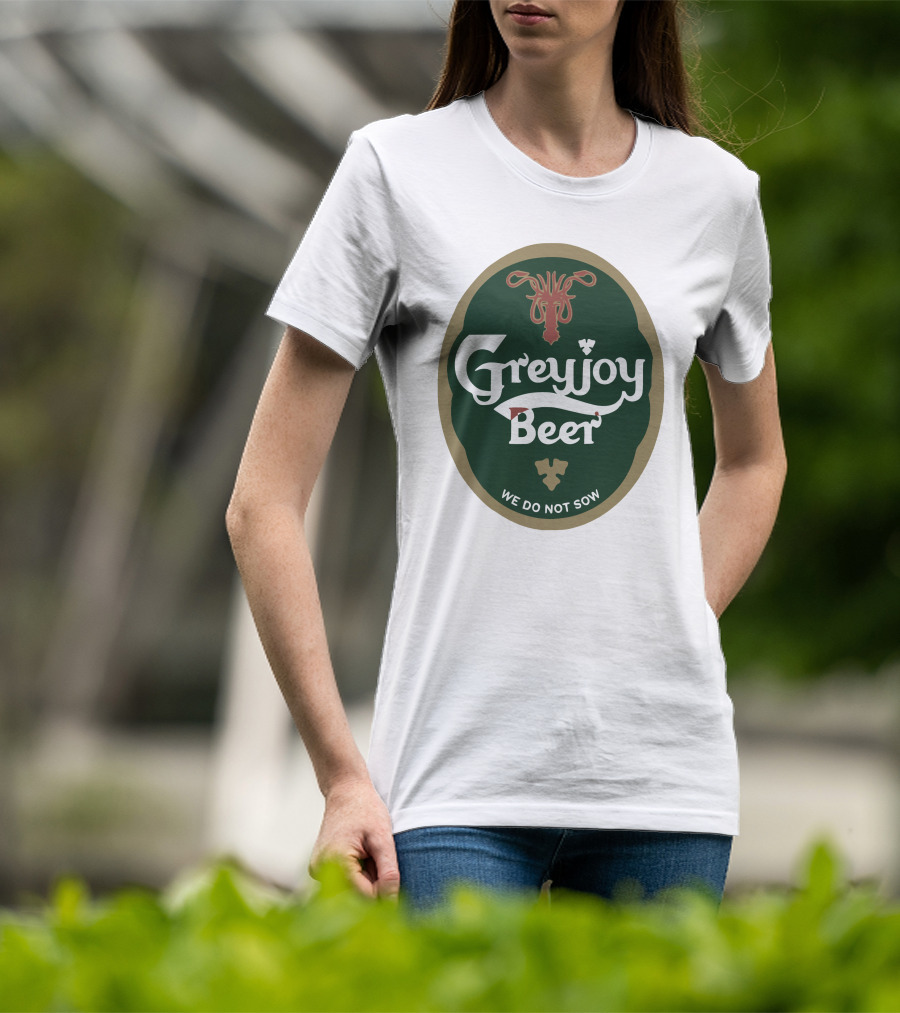 Greyjoy Beer We Do Not Sow Kraken Emblem T-Shirt