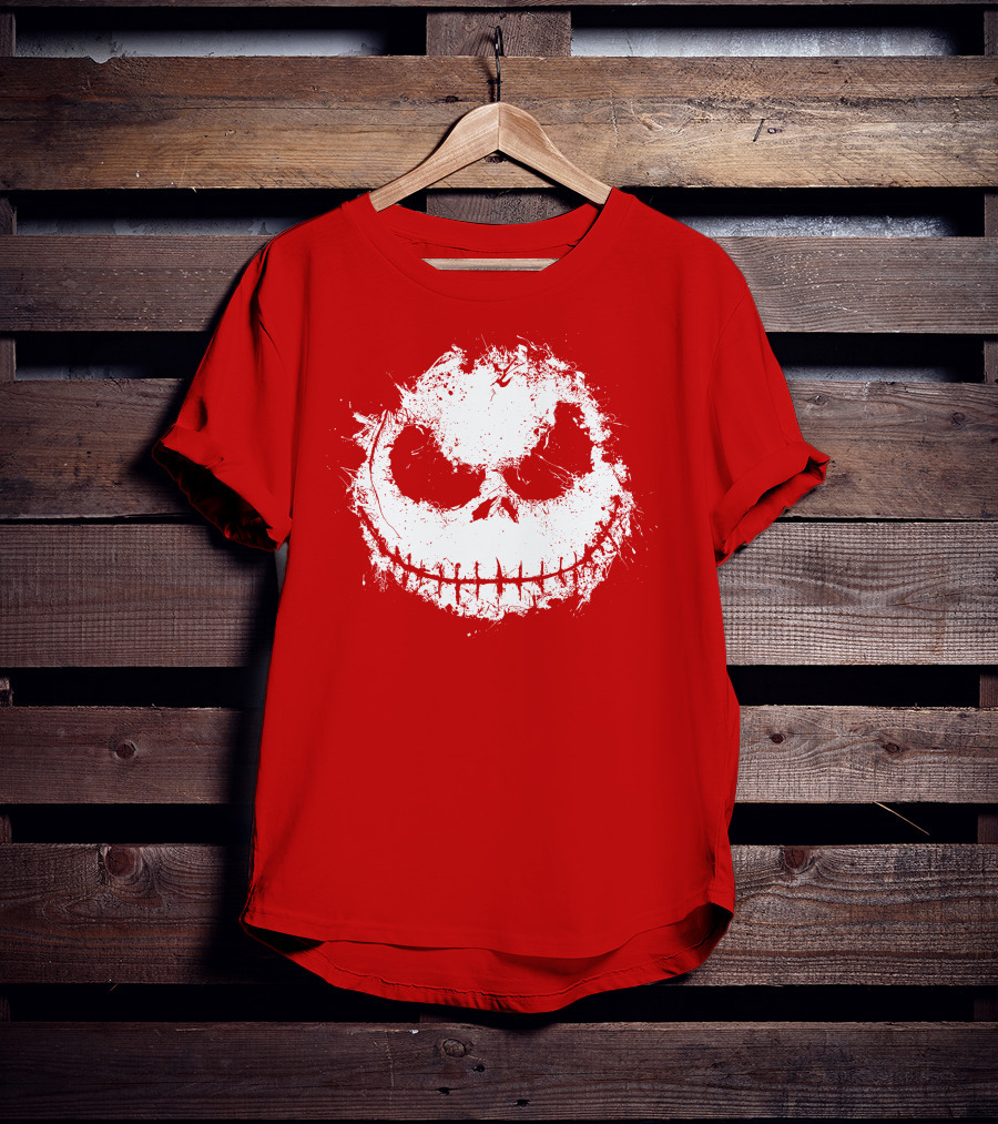 Ink Nightmare Grinning Skull T-Shirt