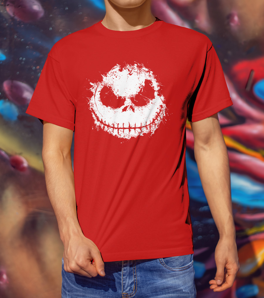 Ink Nightmare Grinning Skull T-Shirt