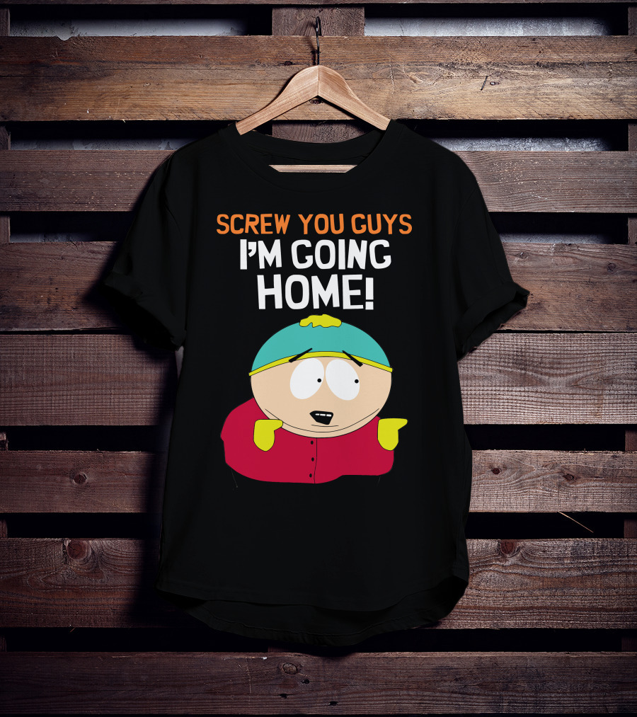 Screw You Guys I'm Going Home South Park Character T-Shirt