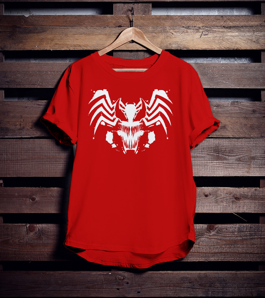 Venom Symbiote Rorschach Style Mask T-Shirt