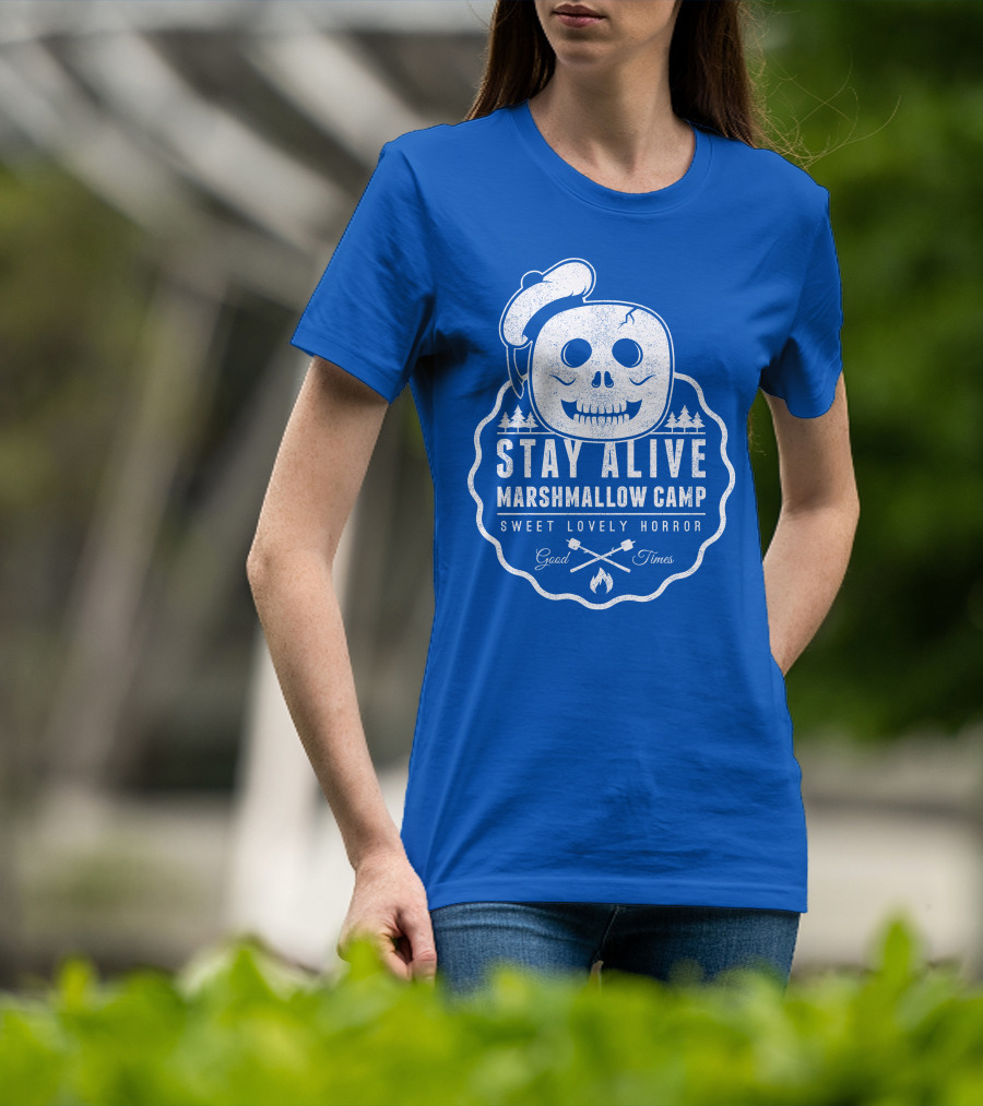 Stay Alive Marshmallow Camp Sweet Lovely Horror Good Times T-Shirt
