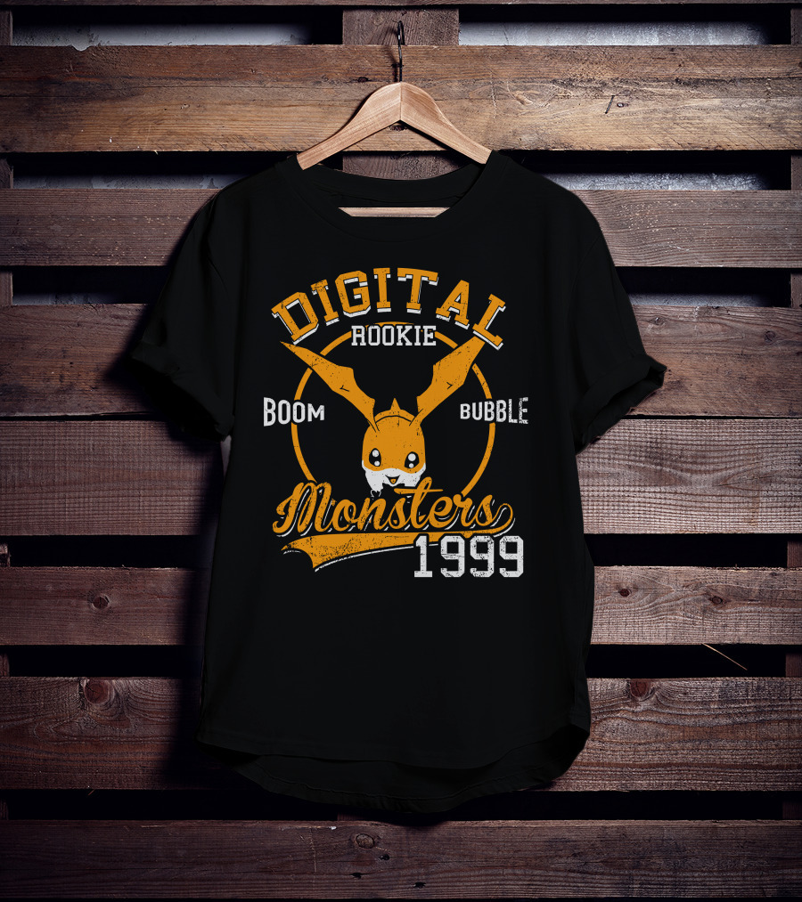 Digital Rookie Monsters Boom Bubble 1999 T-Shirt