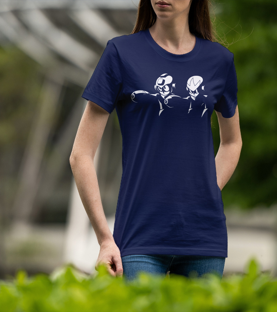 Mega Man Pulp Fiction Crossover T-Shirt