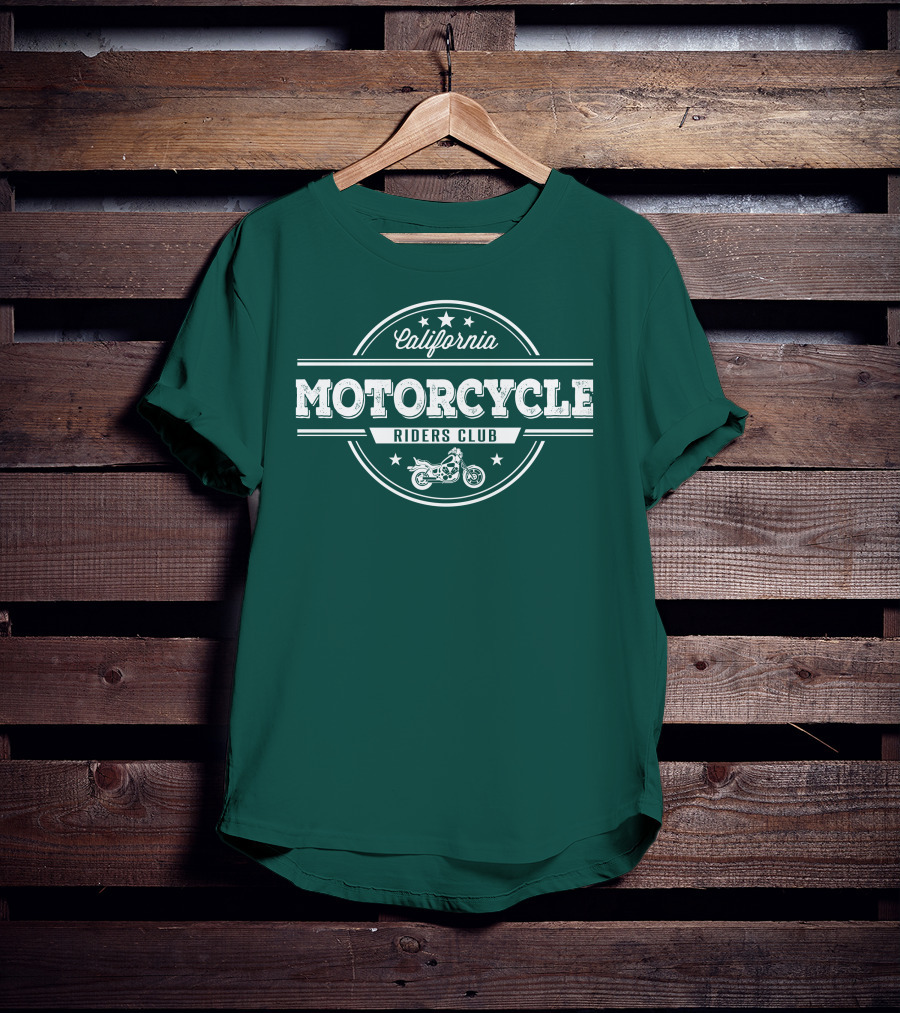 California Motorcycle Riders Club Retro Emblem T-Shirt