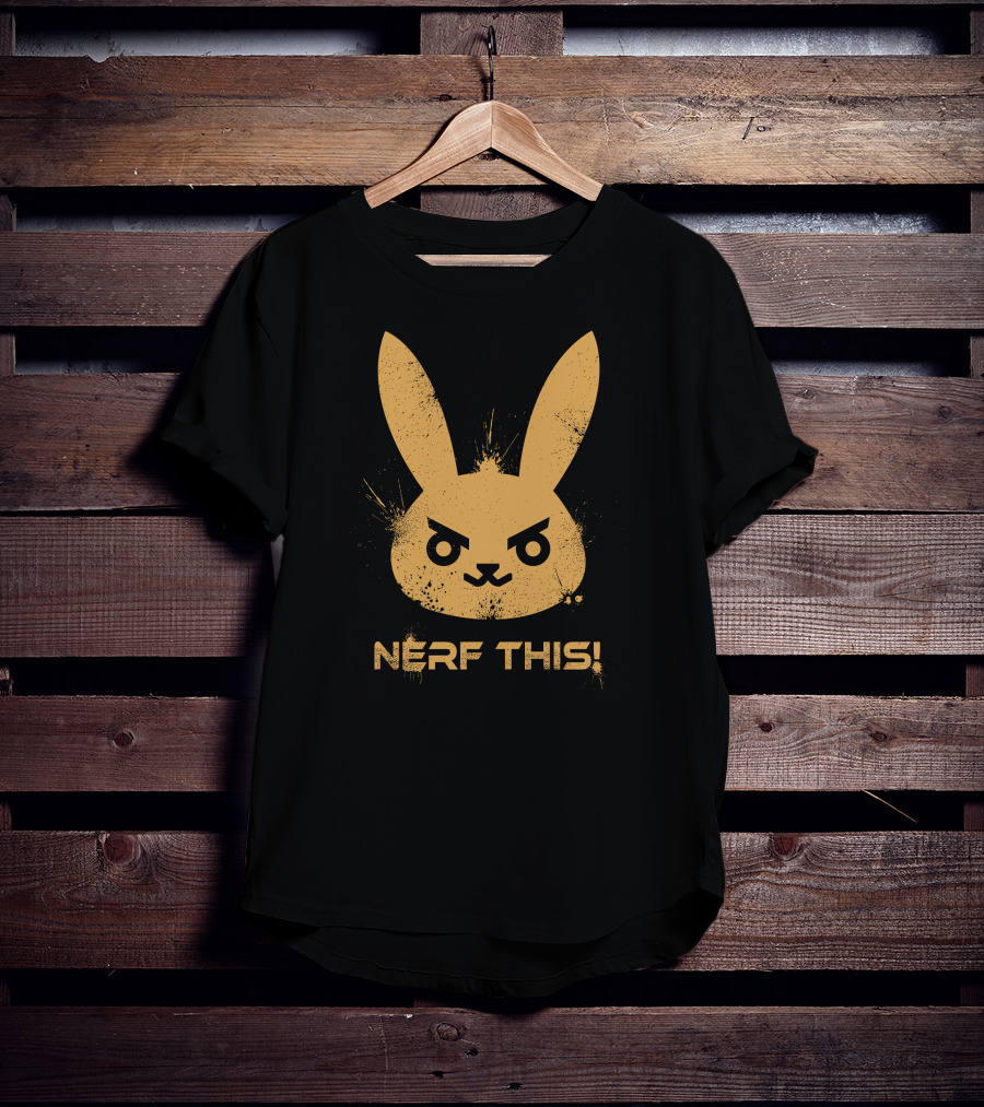 Nerf This Bunny Gaming T-Shirt